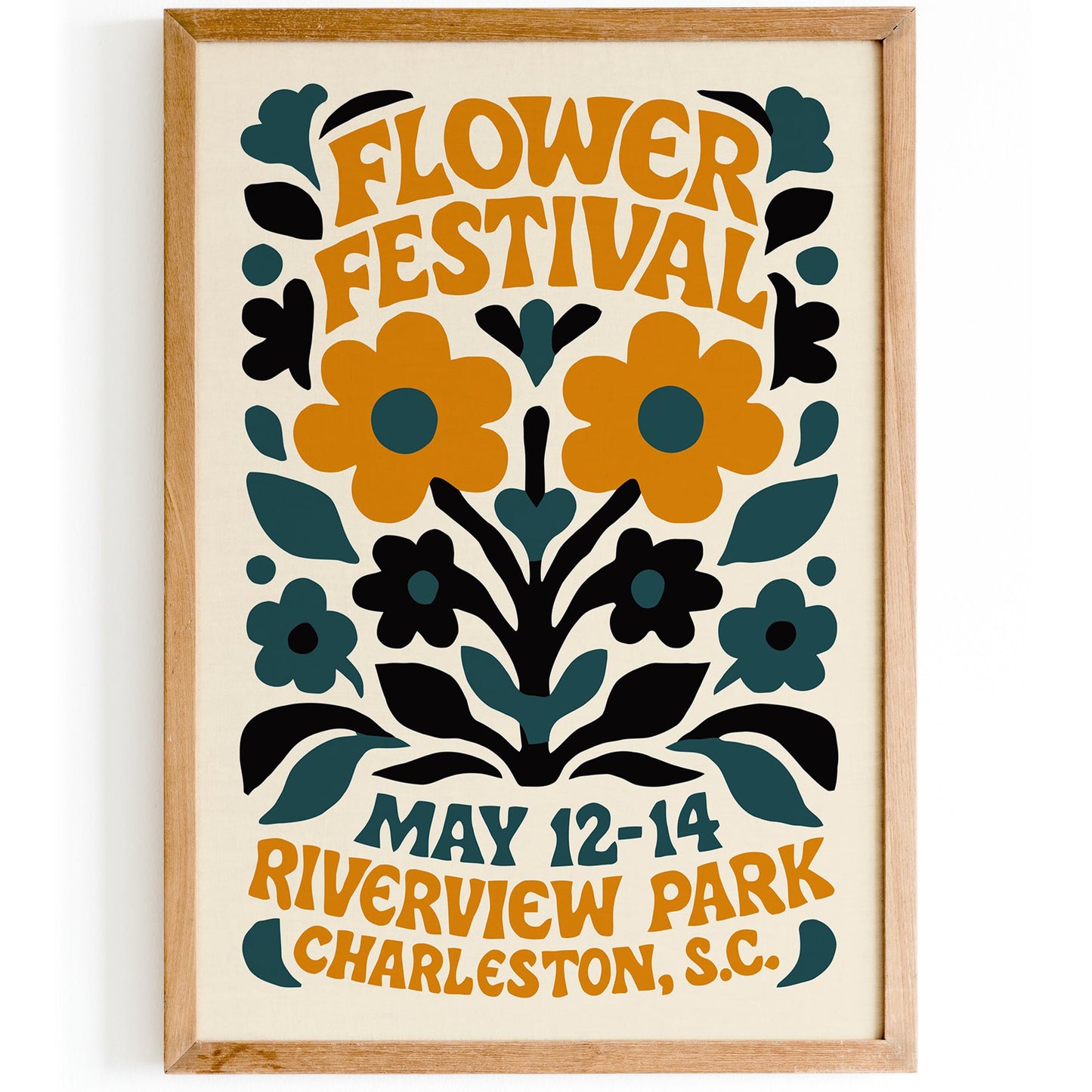Flower Festival Wall Art Print