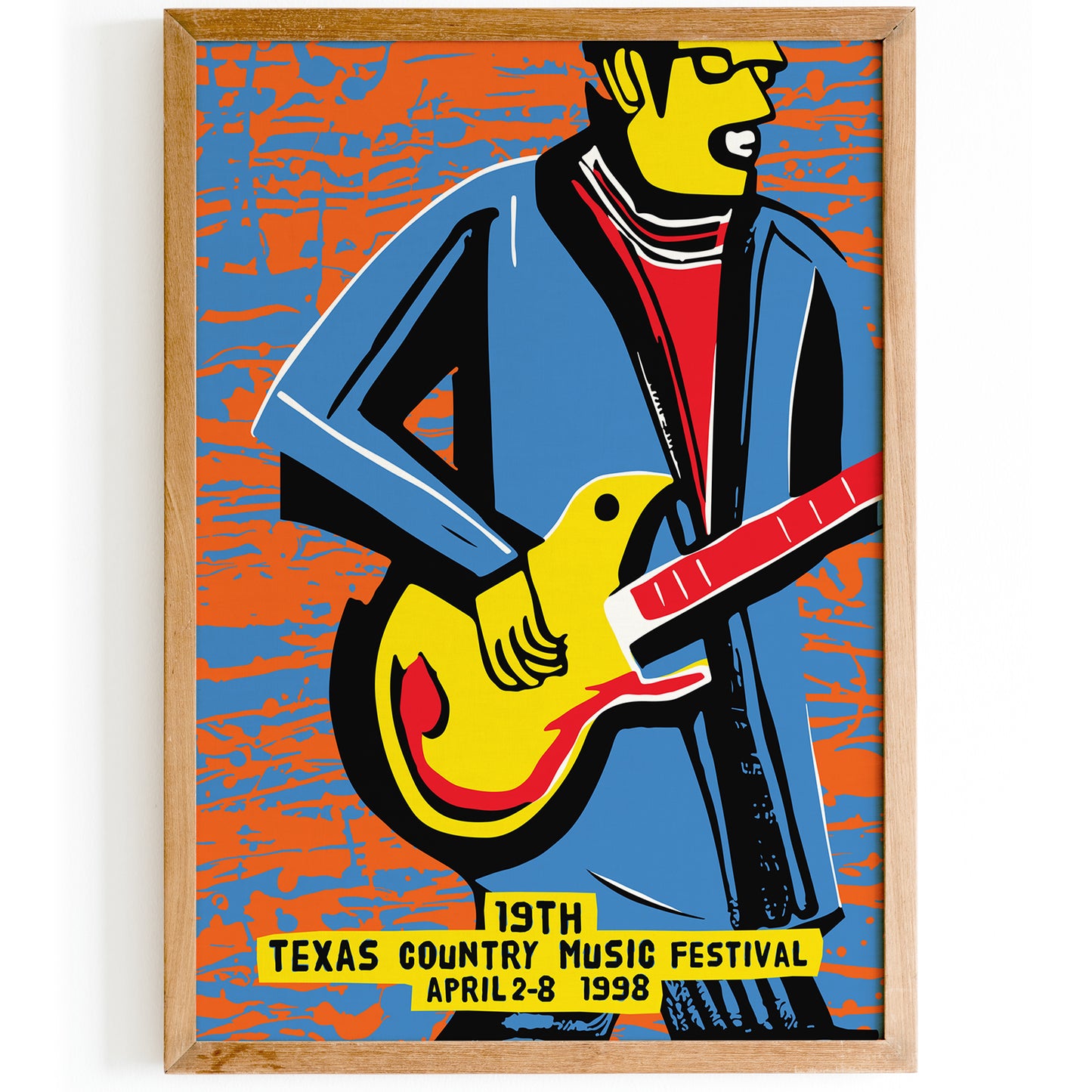 Retro Country Music Festival Texas Poster