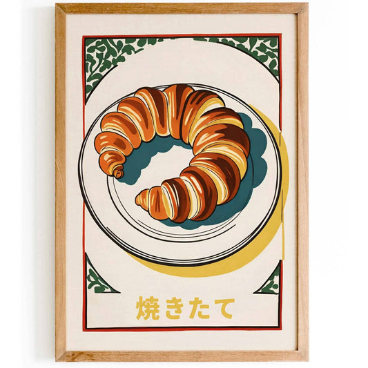 Japanese Croissant Art Print