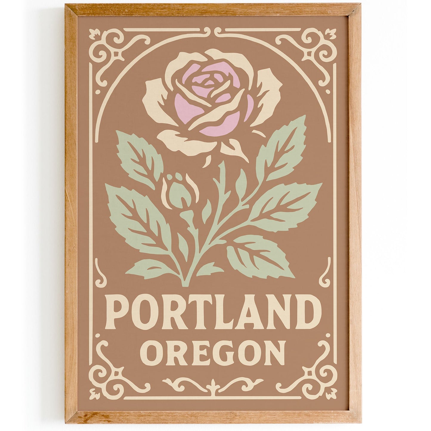 Portland Oregon Travel Poster