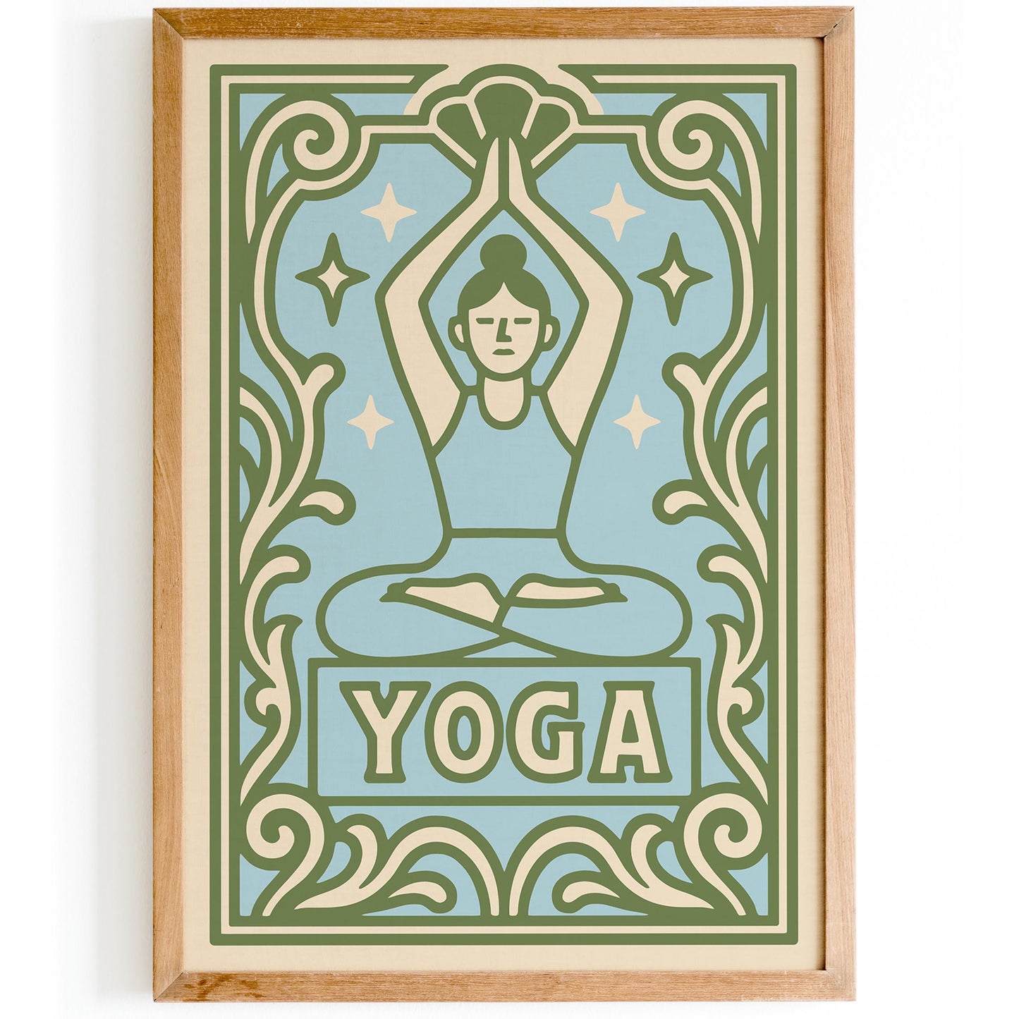 Yoga Poster – Funhouse Style Wellness Wall Art
