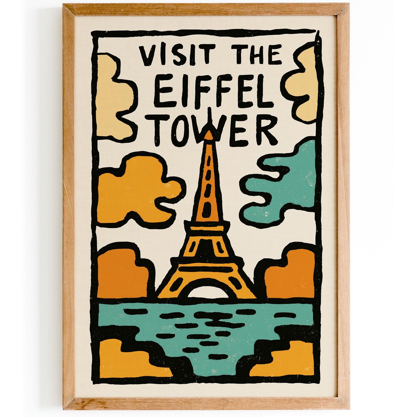 Eiffel Tower Travel Poster