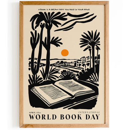 Book Day Holiday Time Book Lovers Poster