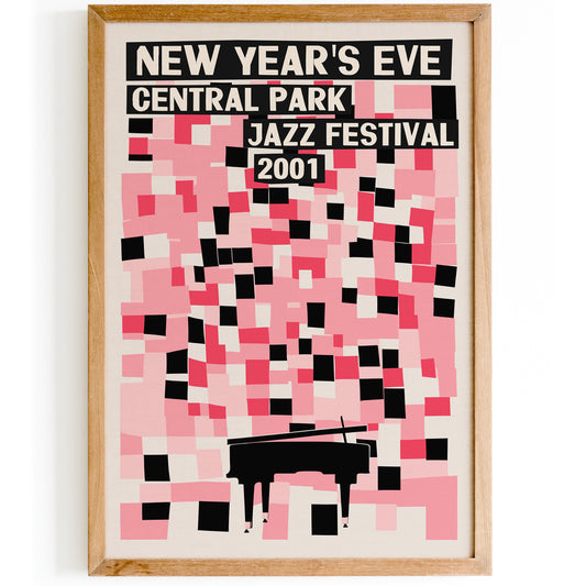 New Year's Eve 2001 NYC Jazz Festival Poster