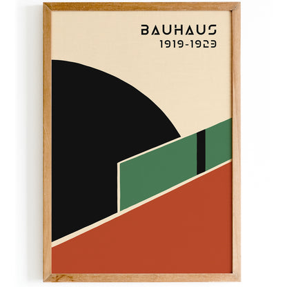 Bauhaus Geometric Minimalist Art Print