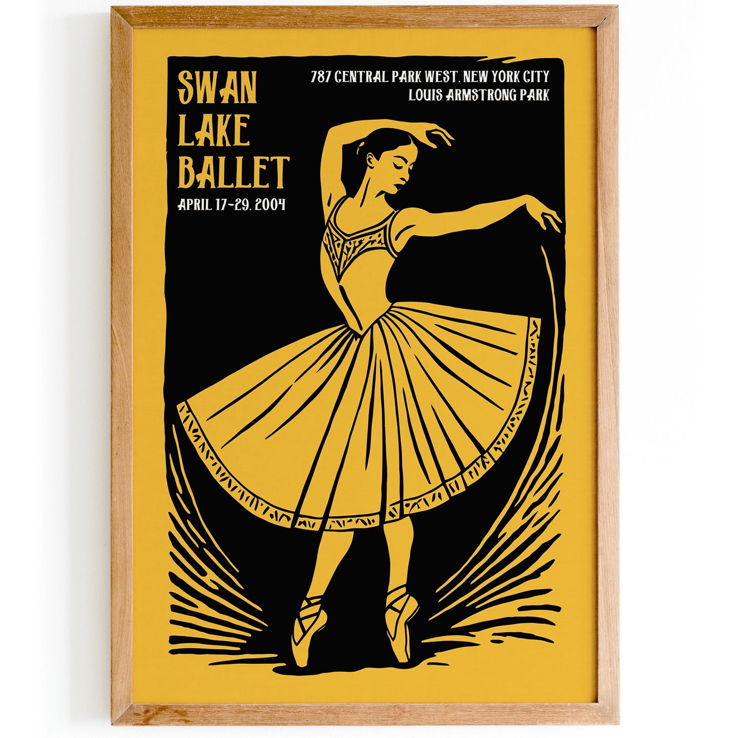 Swan Lake Ballet Poster 2026