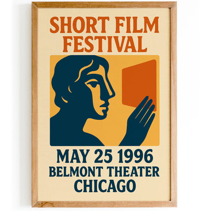 Short Film Festival Vintage Poster