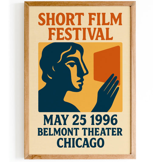 Short Film Festival Vintage Poster