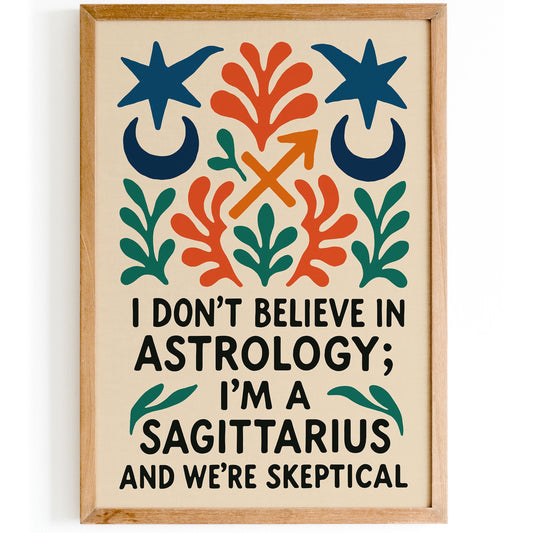 Sagittarius Quote Poster Print