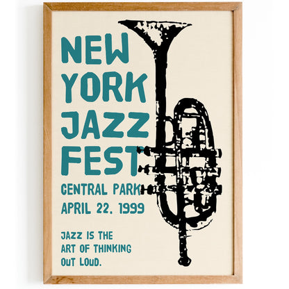 New York Jazz Festival Print