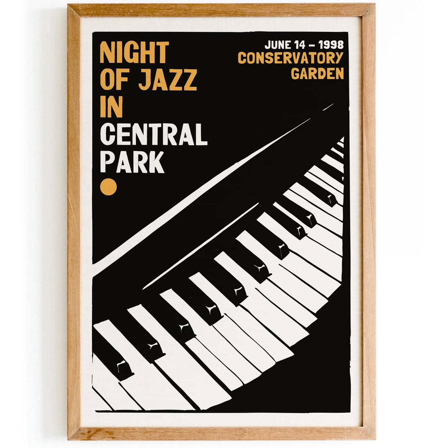 Night of Jazz - Central Park 1998 Poster