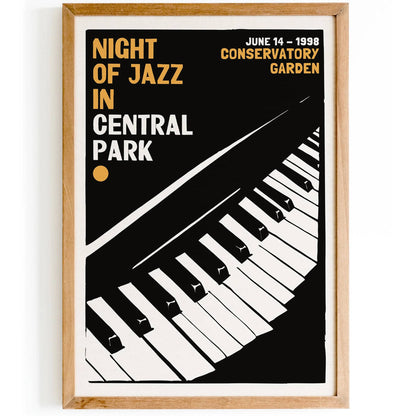 Night of Jazz - Central Park 1998 Poster