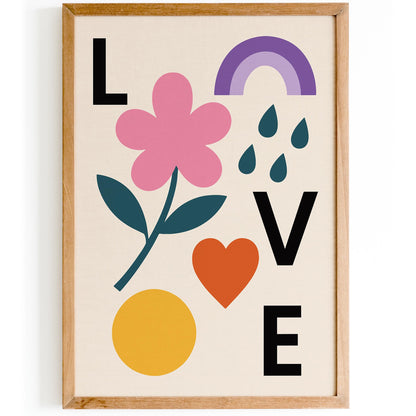 Floral Love Wall Art