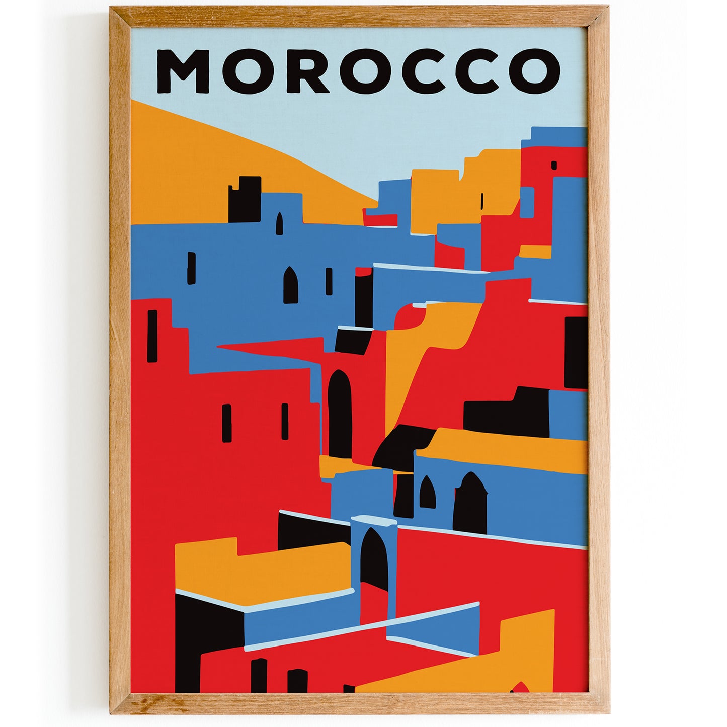 Morocco Minimal Poster