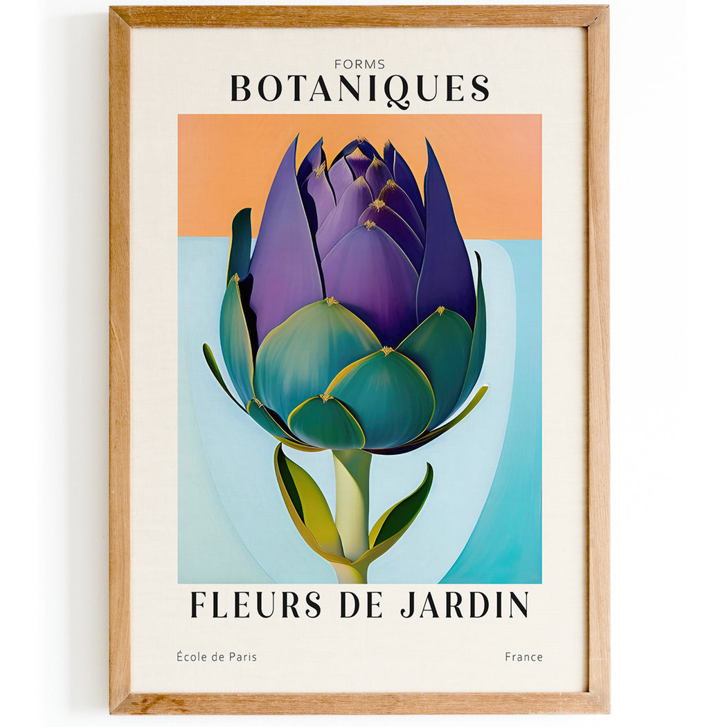 Artichoke Fleur Poster