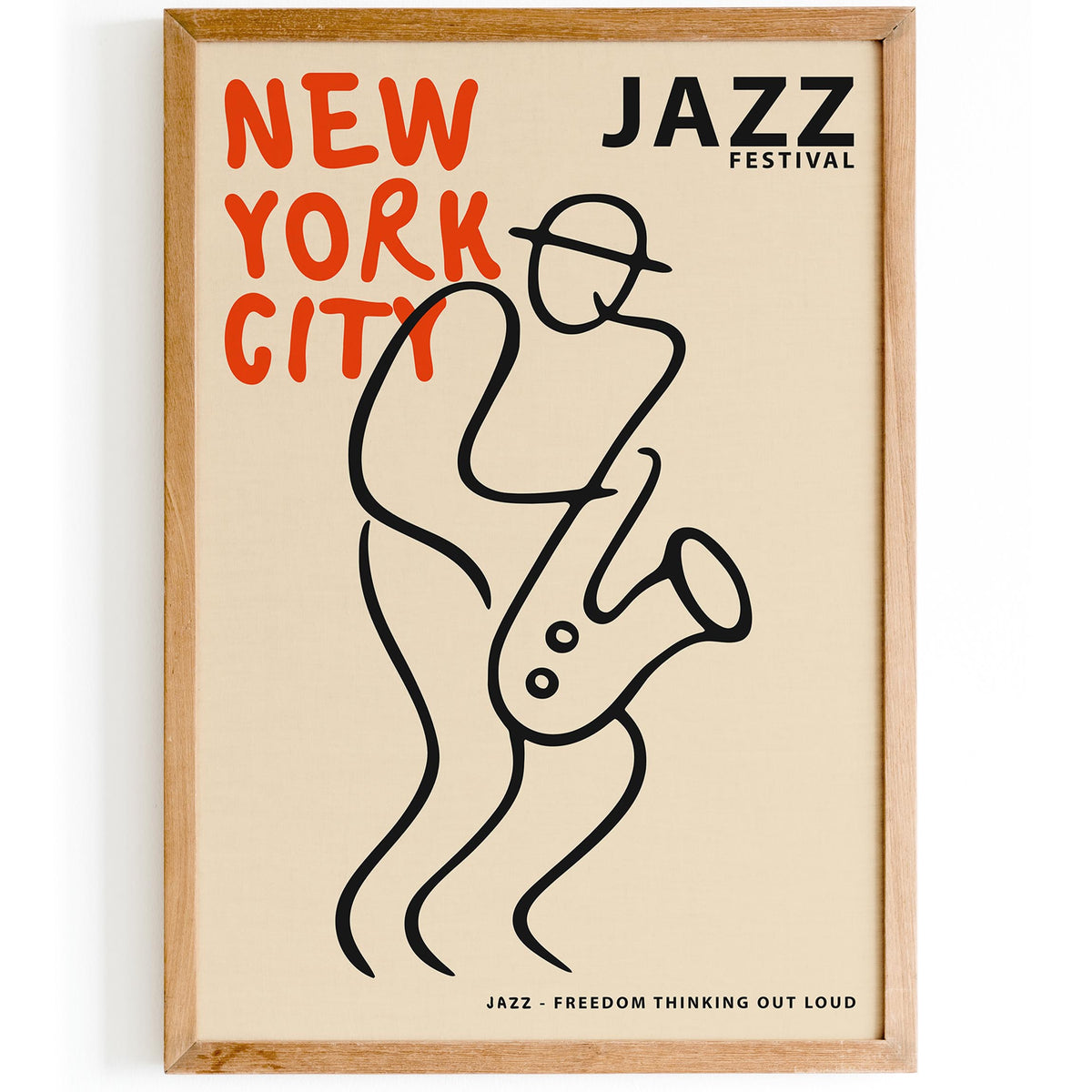 New York City Jazz Festival Art Poster