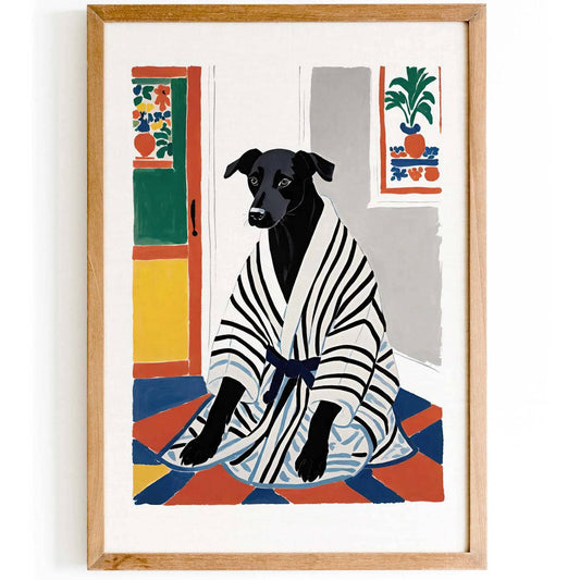 Whimsical Dog Poster Print