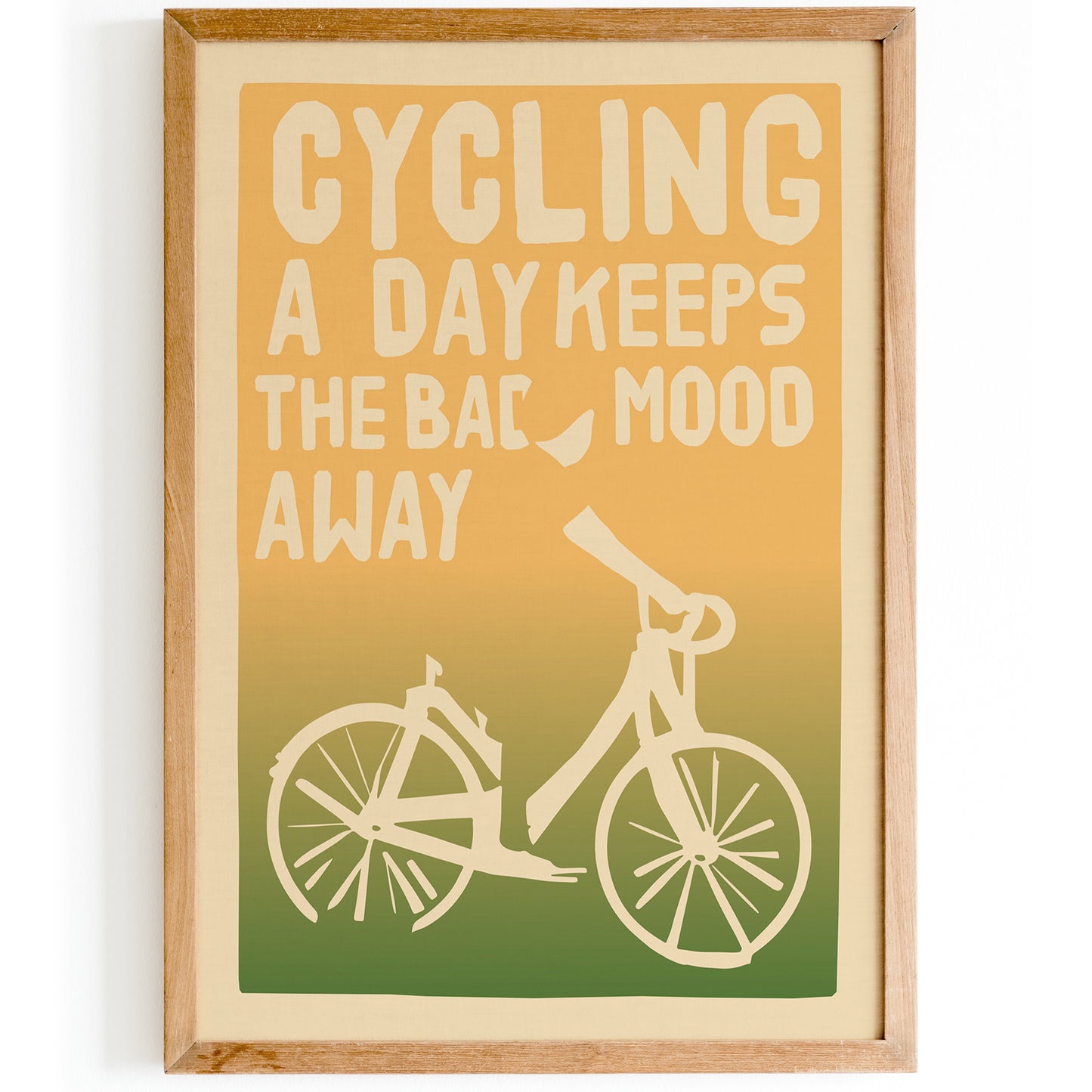 Motivational Cycling Poster