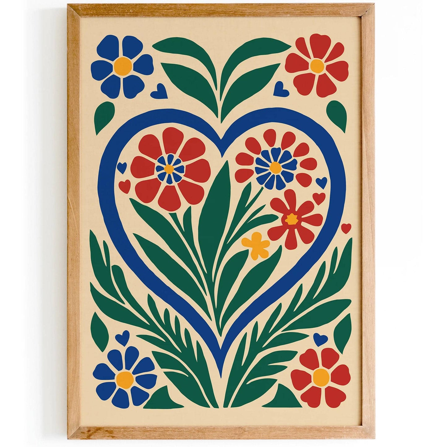 Retro Nature Art Print for Kitchen Wall Decor