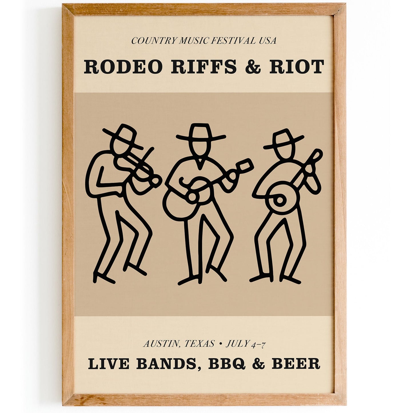 Country Music Festival Austin Poster