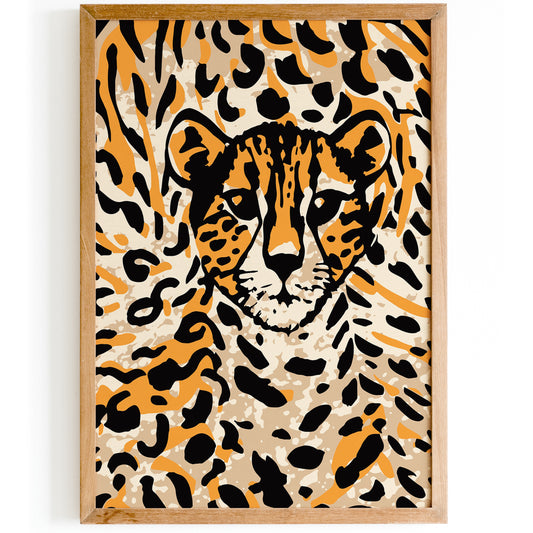 Baby Cheetah Artistic Wall Art