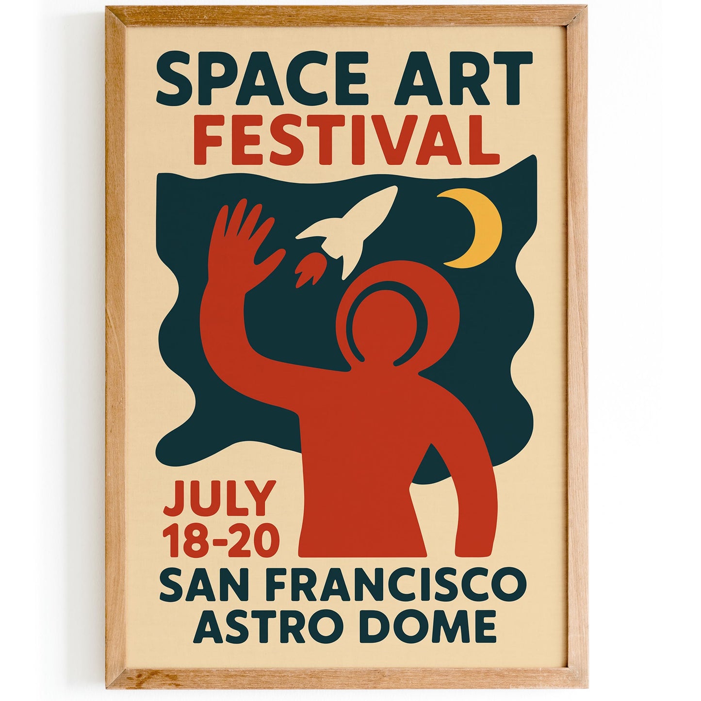 Space Art Festival Poster