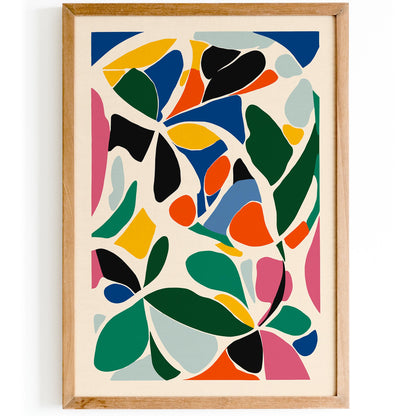 Colorful Cut Outs Abstract Wall Art
