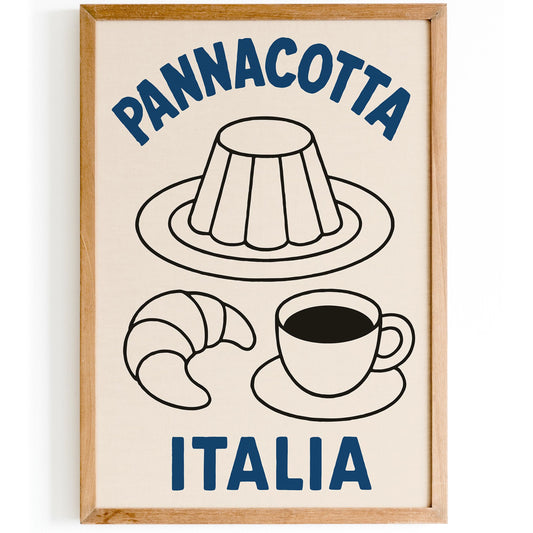 Panna Cotta Print Poster