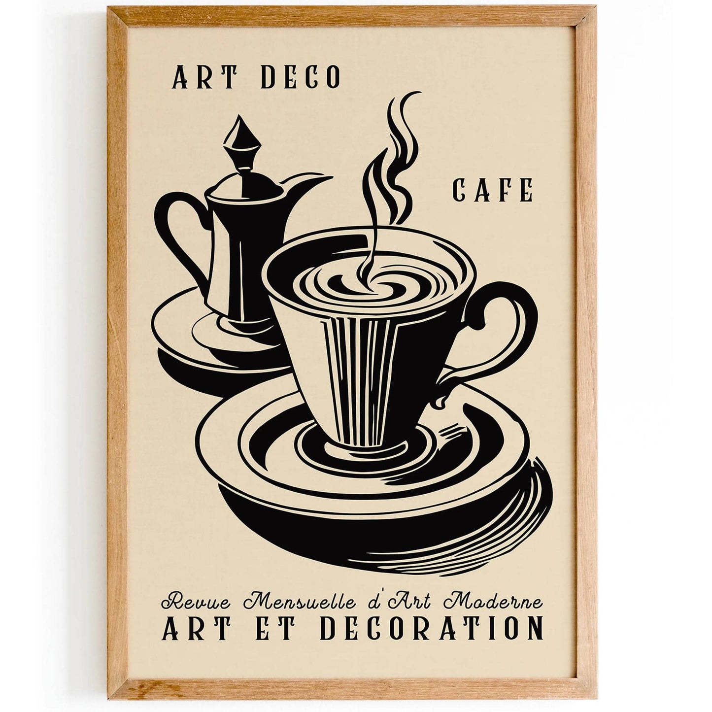 French Art Deco Cafe Poster
