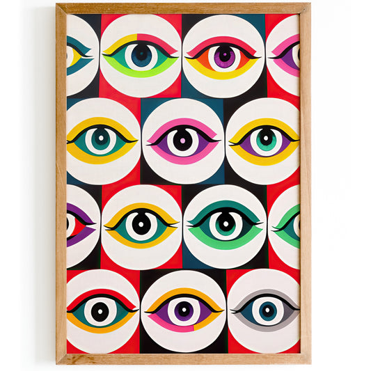 Pop-Art Eyes Poster