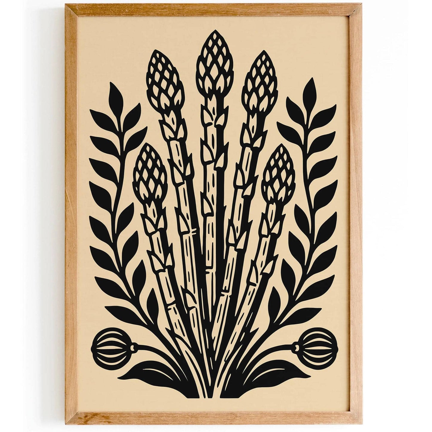 Asparagus Vintage Style Kitchen Art Print