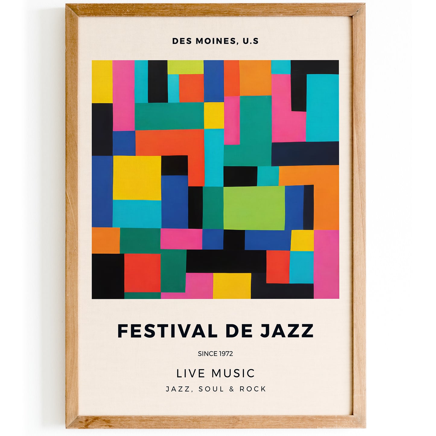 Festival de Jazz French Music Poster