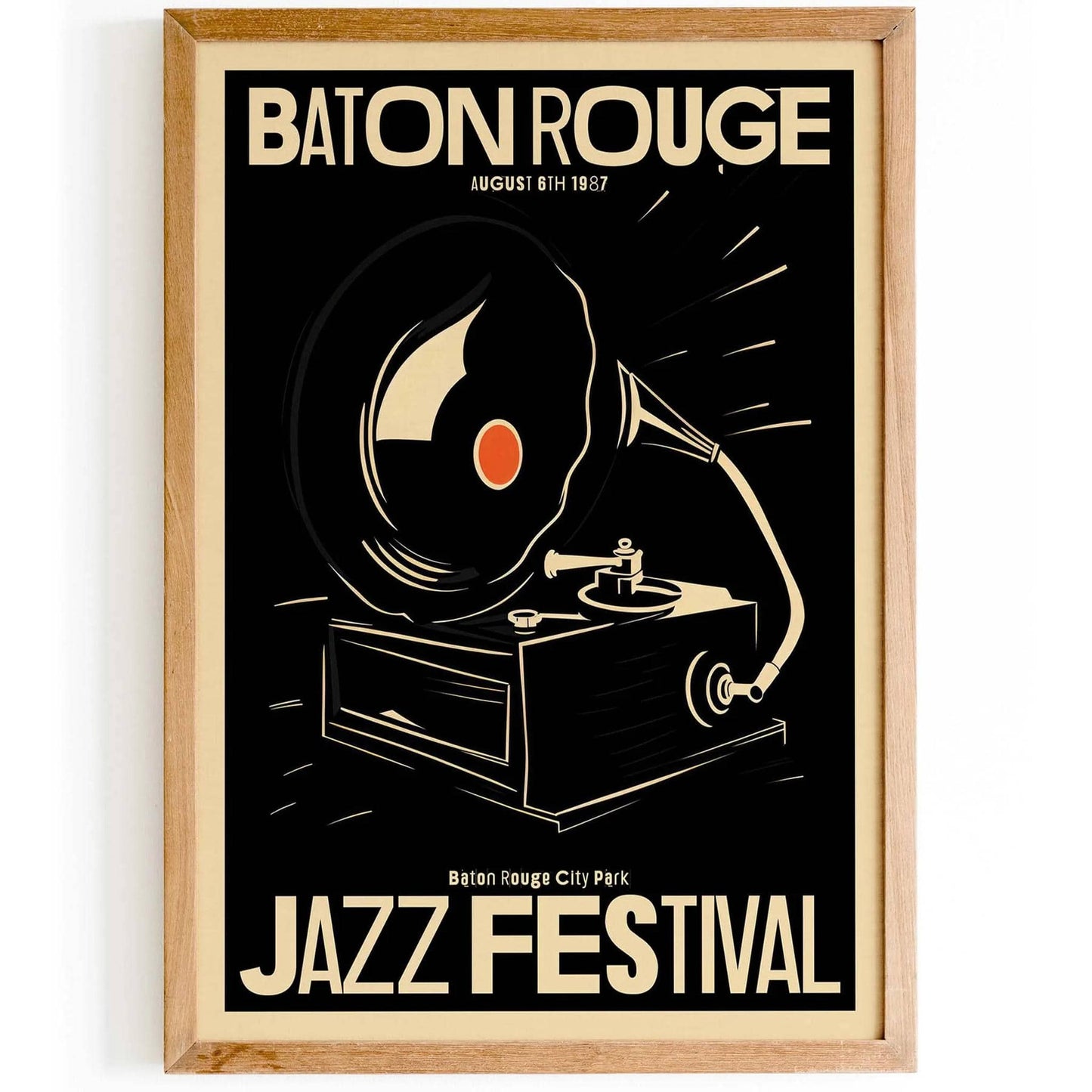 Baton Rouge Jazz Festival Poster Print