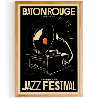 Baton Rouge Jazz Festival Poster Print
