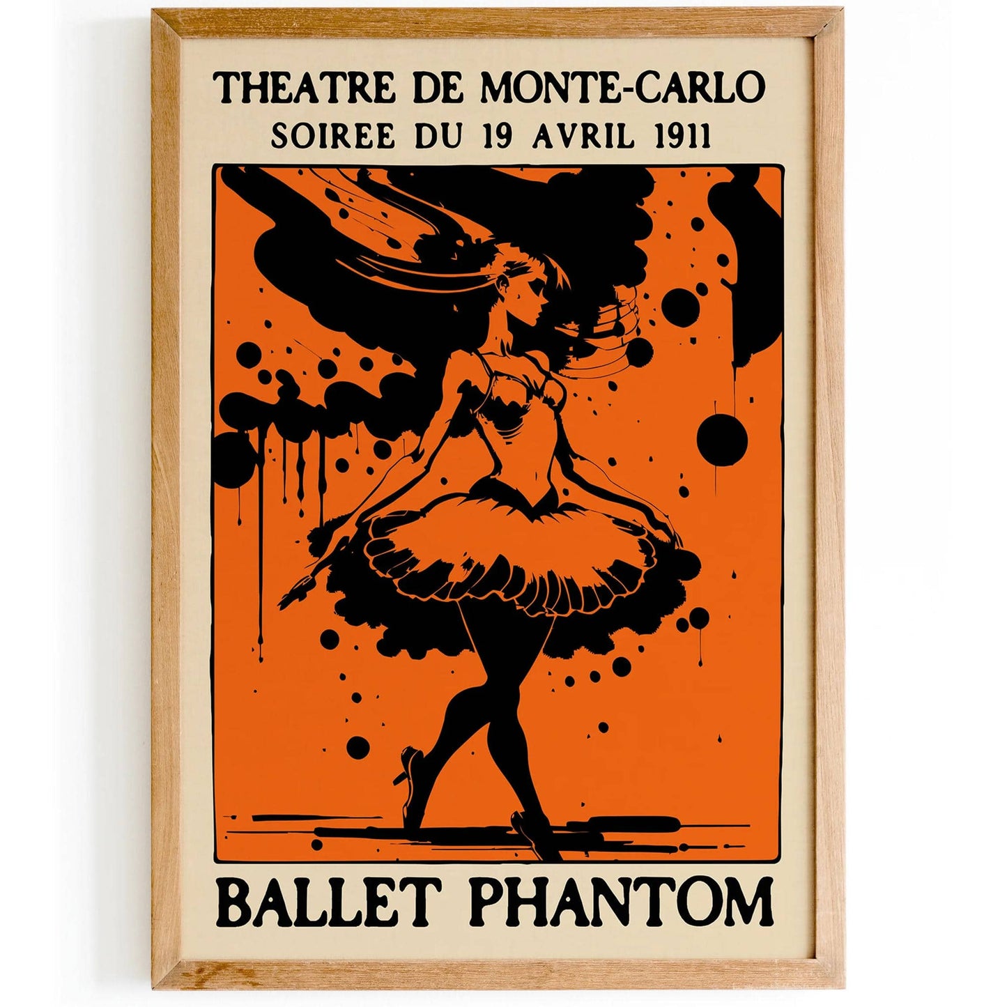 Ballet Phantom Vintage Poster Print
