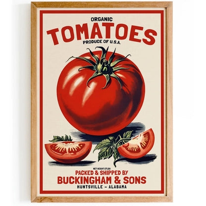 Organic Tomatoes Produce Poster