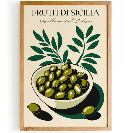 Nocellara del Belice Olives Art Print