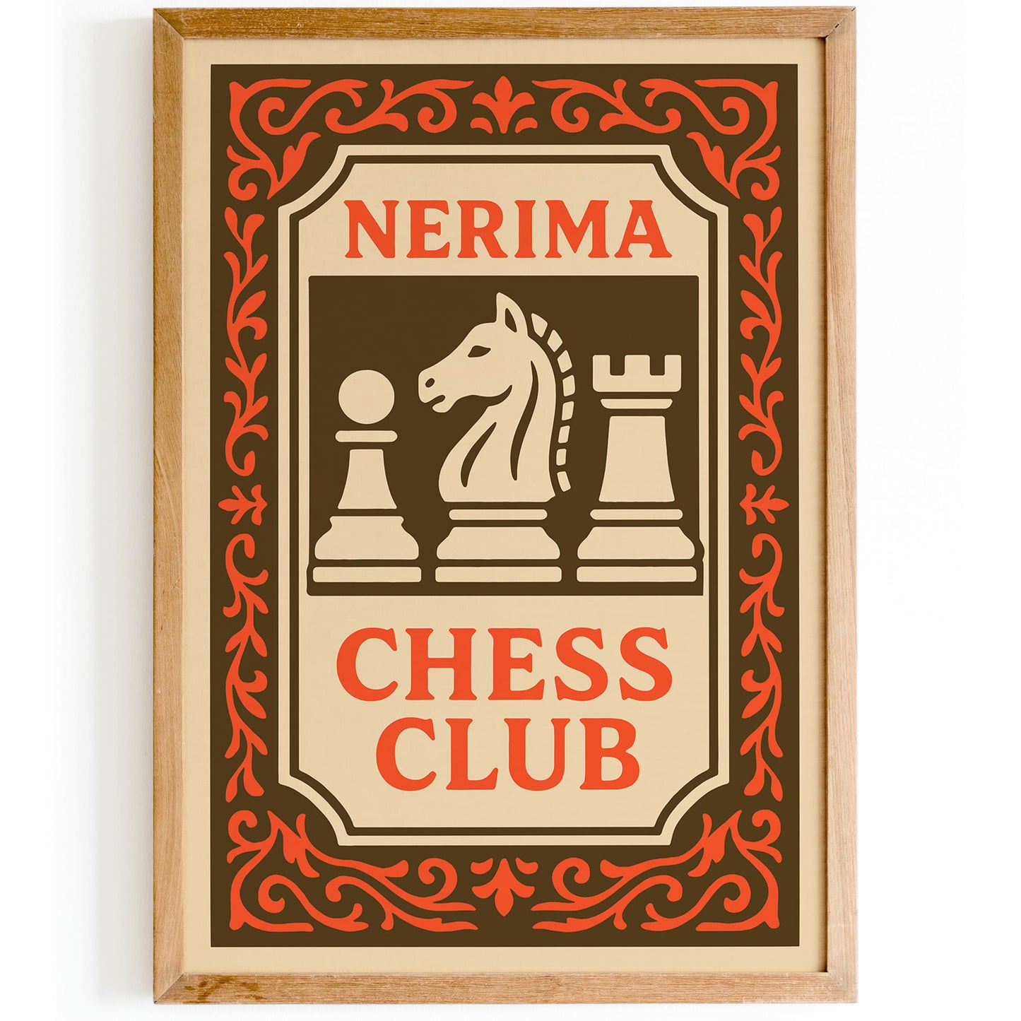Nerima Chess Club Poster - Japanese Sport Print