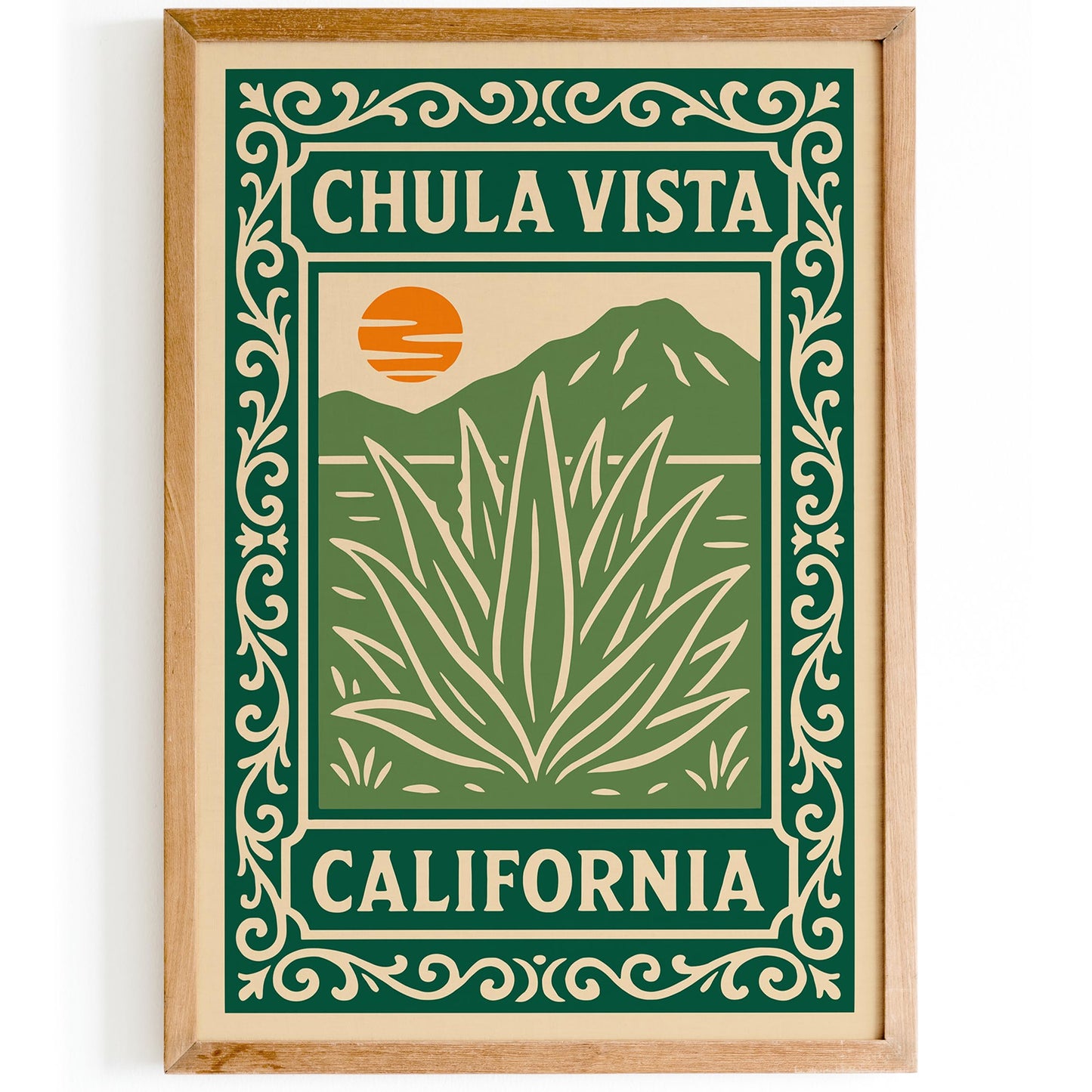 Chula Vista Poster - California Travel Wall Art