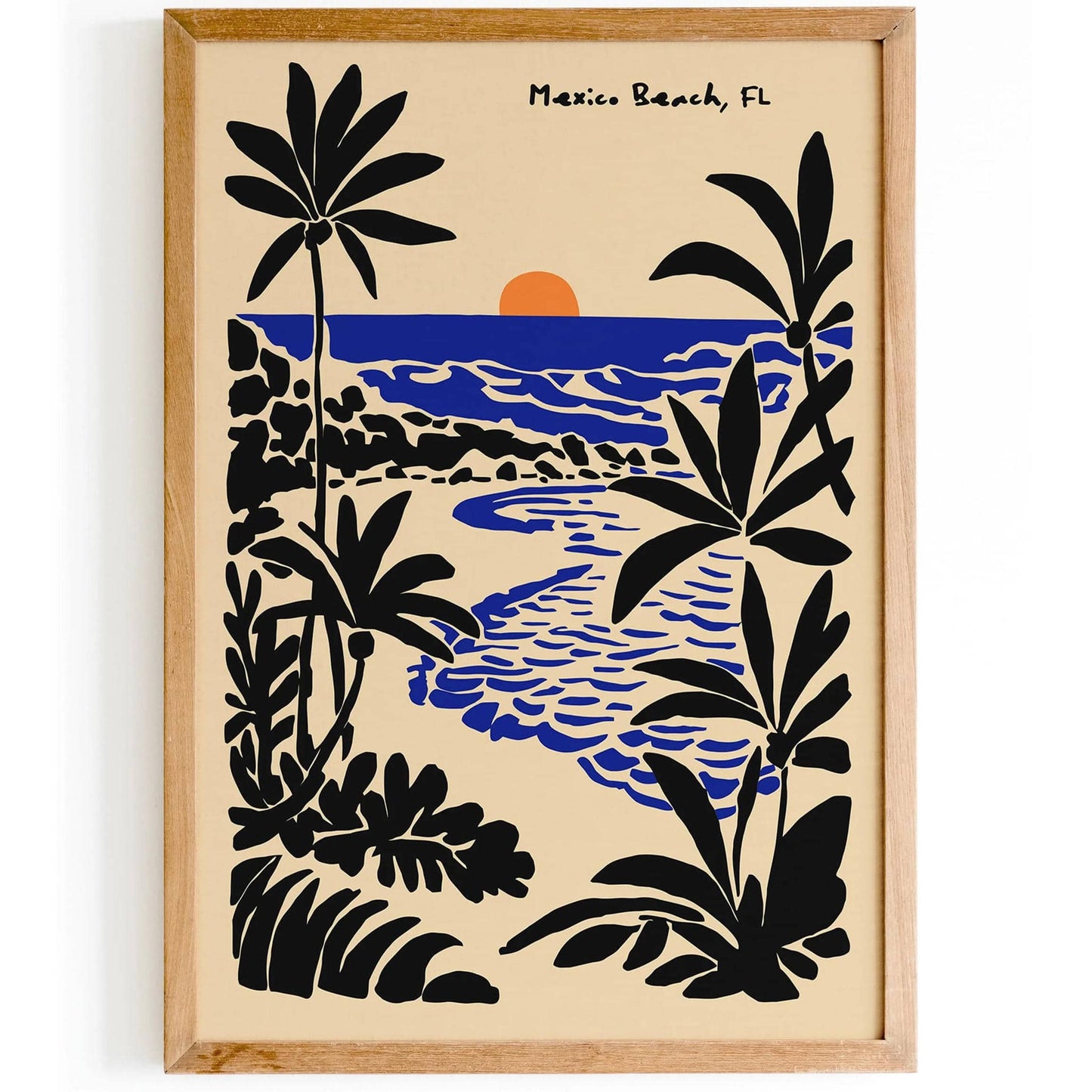Mexico Beach Florida Honeymoon Gift Idea Print
