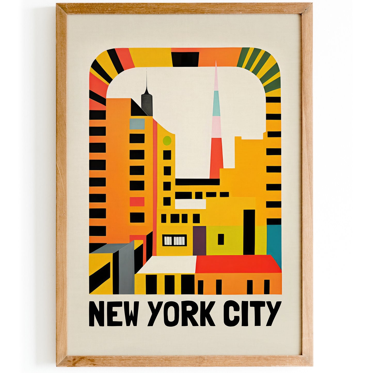 New York City Minimal Art Print