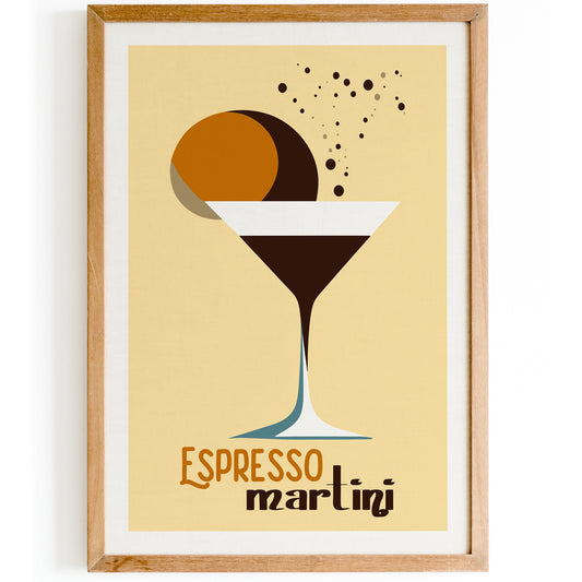 Espresso Martini Drink Poster