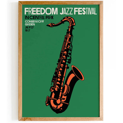 Freedom Jazz Festival 1987 Poster