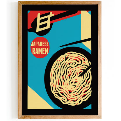 Vintage Japanese Ramen Poster