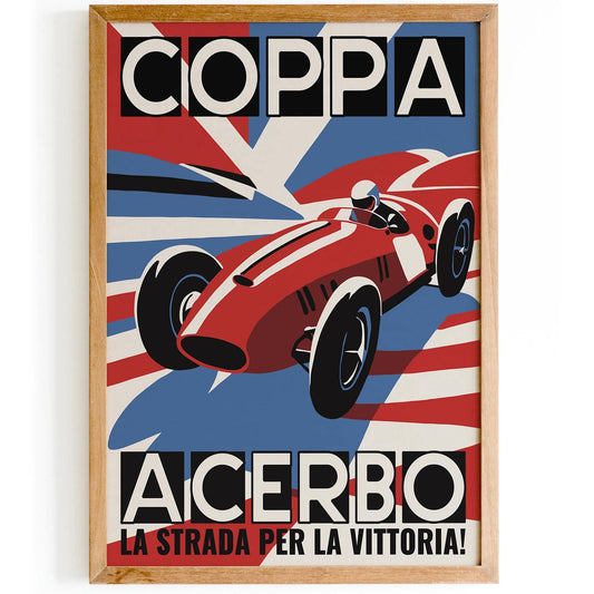 Coppa Acerbo Vintage Racing Poster