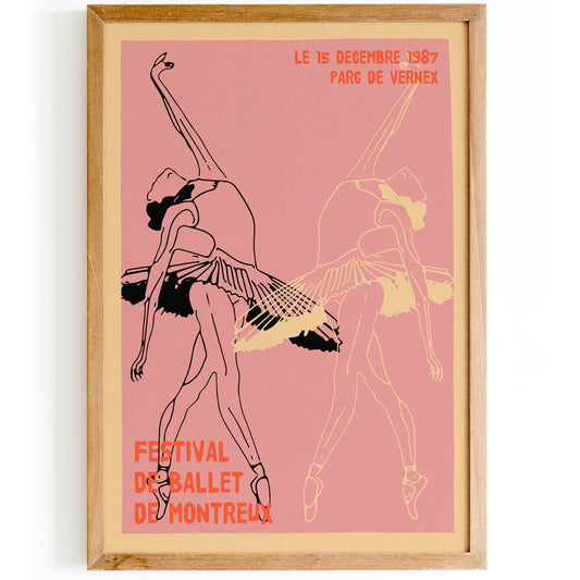 French Ballet Vintage Poster