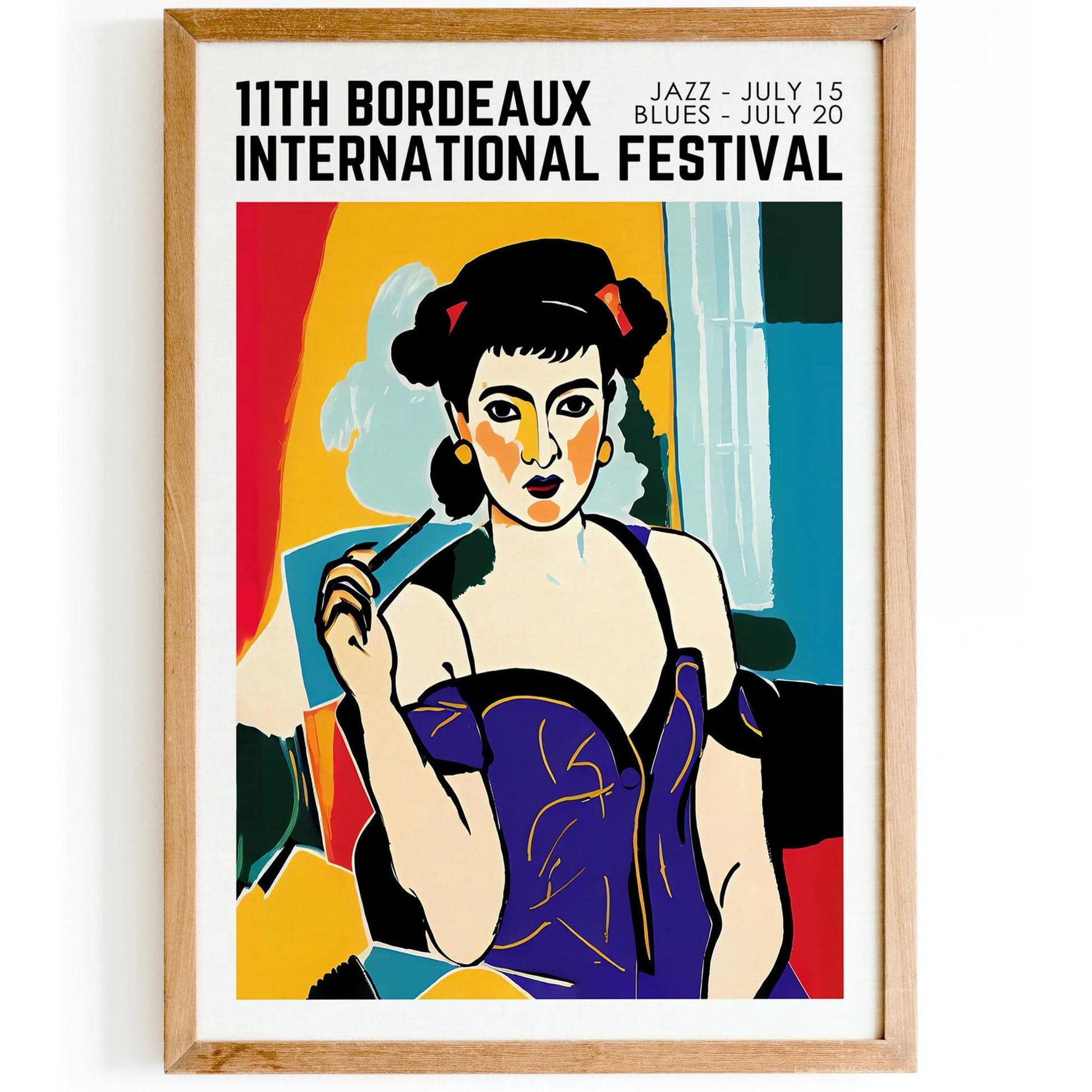 Bordeaux Jazz Festival Poster - HypeSheriff