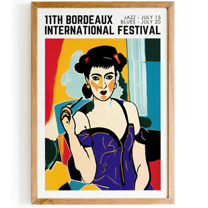 Bordeaux Jazz Festival Poster - HypeSheriff