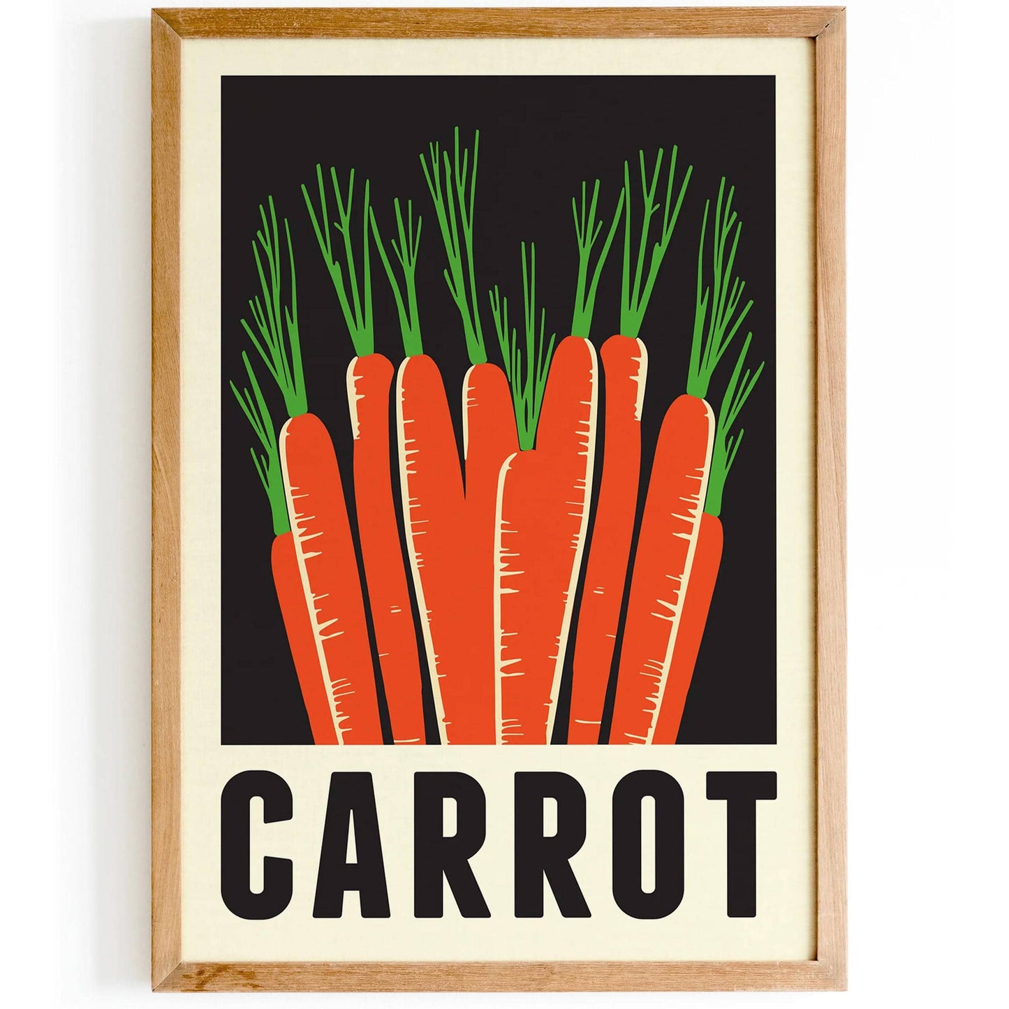 Minimalist Carrot Poster