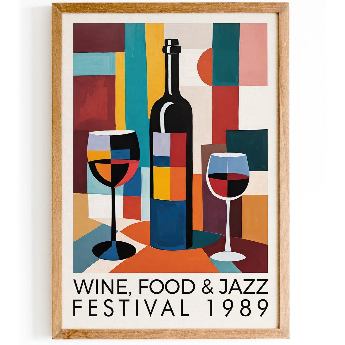 NYC Wine Food & Jazz Festival Poster